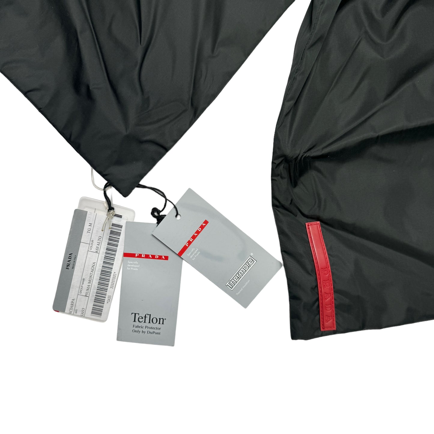 Prada Sport Technical Scarf with Concealed Hood