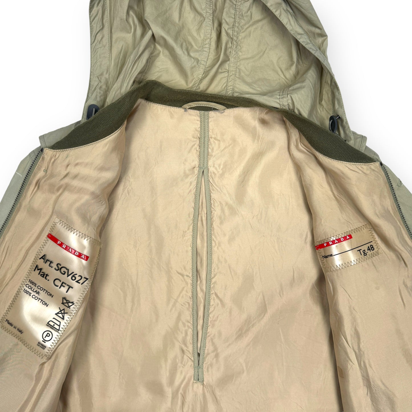 Prada Sport Parachute Bondage Jacket
