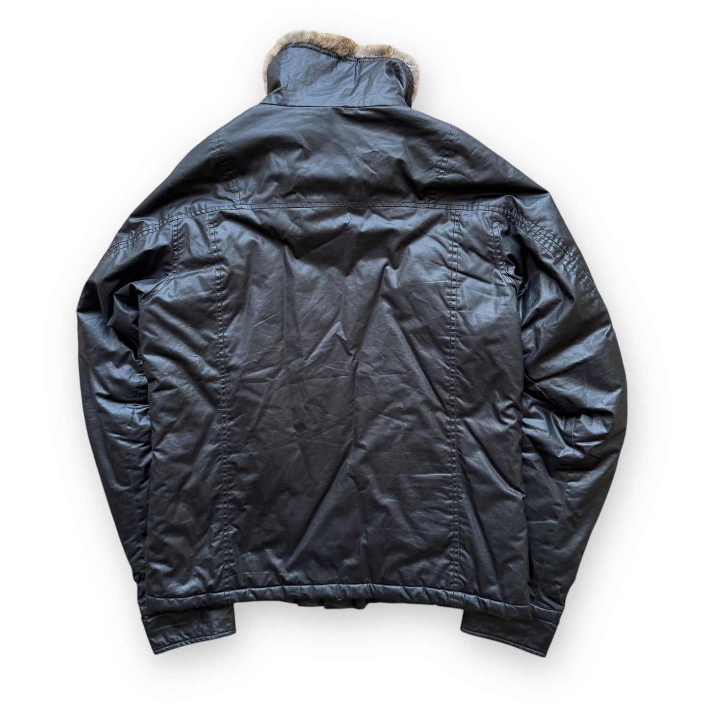 Emporio Armani Fur-Collar Moto Parka