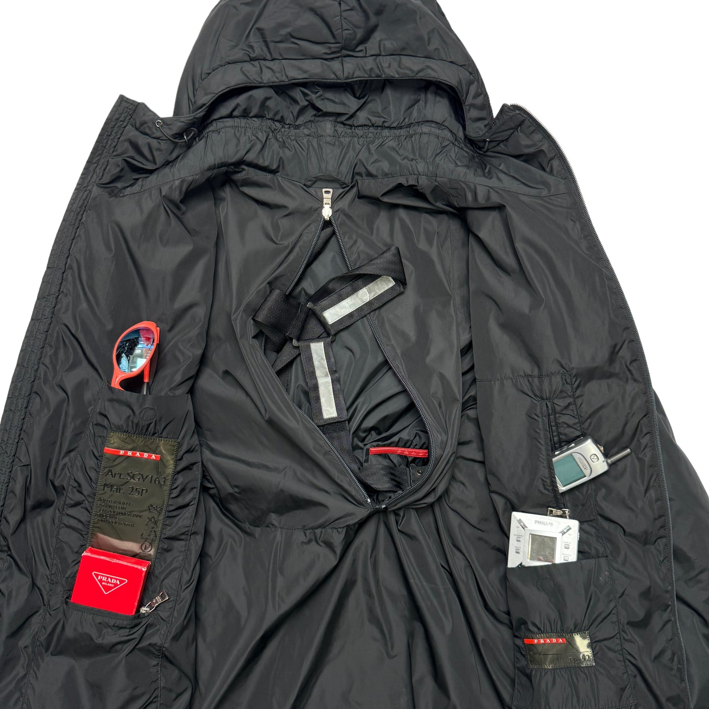 Prada Sport Convertible Padded Jacket