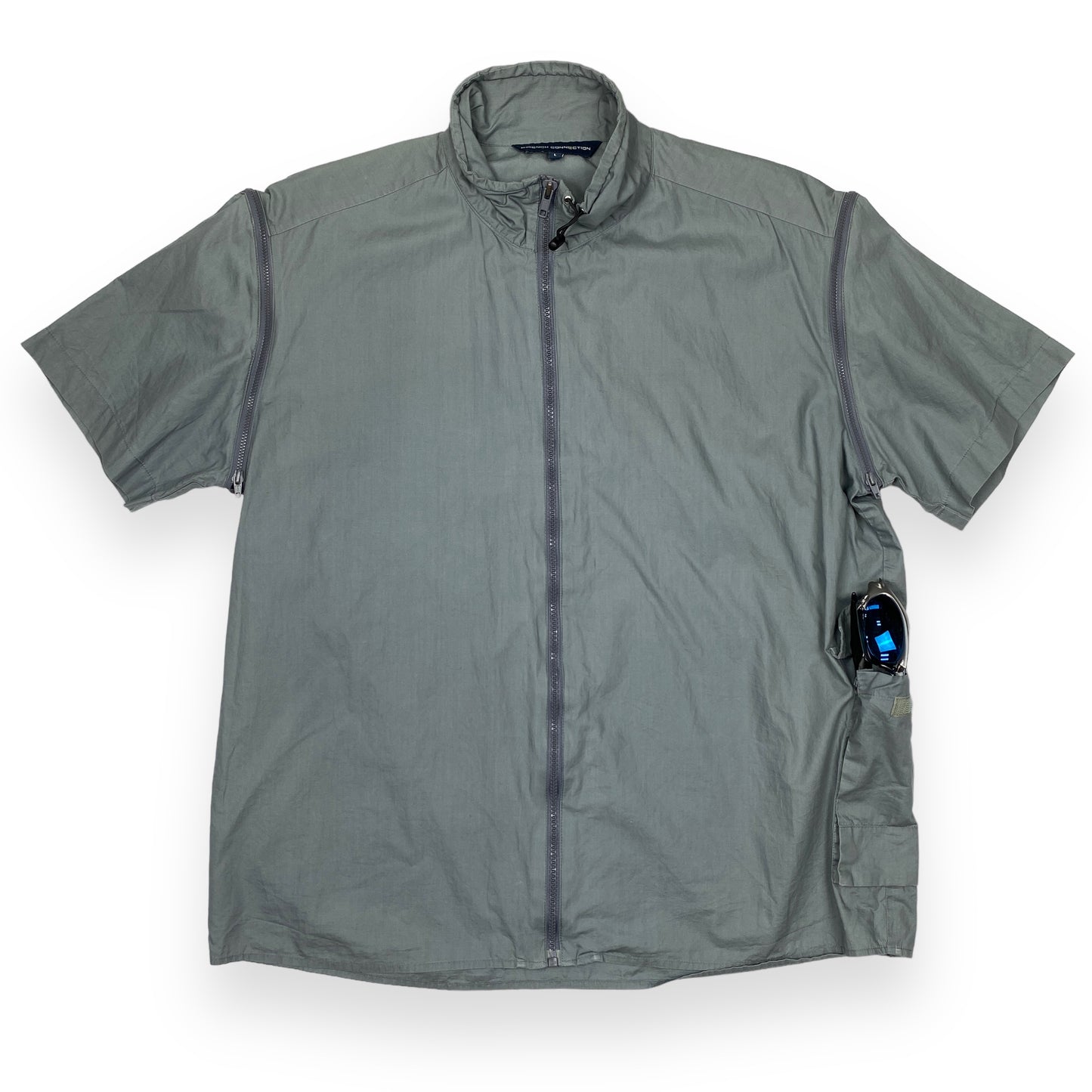 French Connection Convertible Zip-Up Shirt/Vest