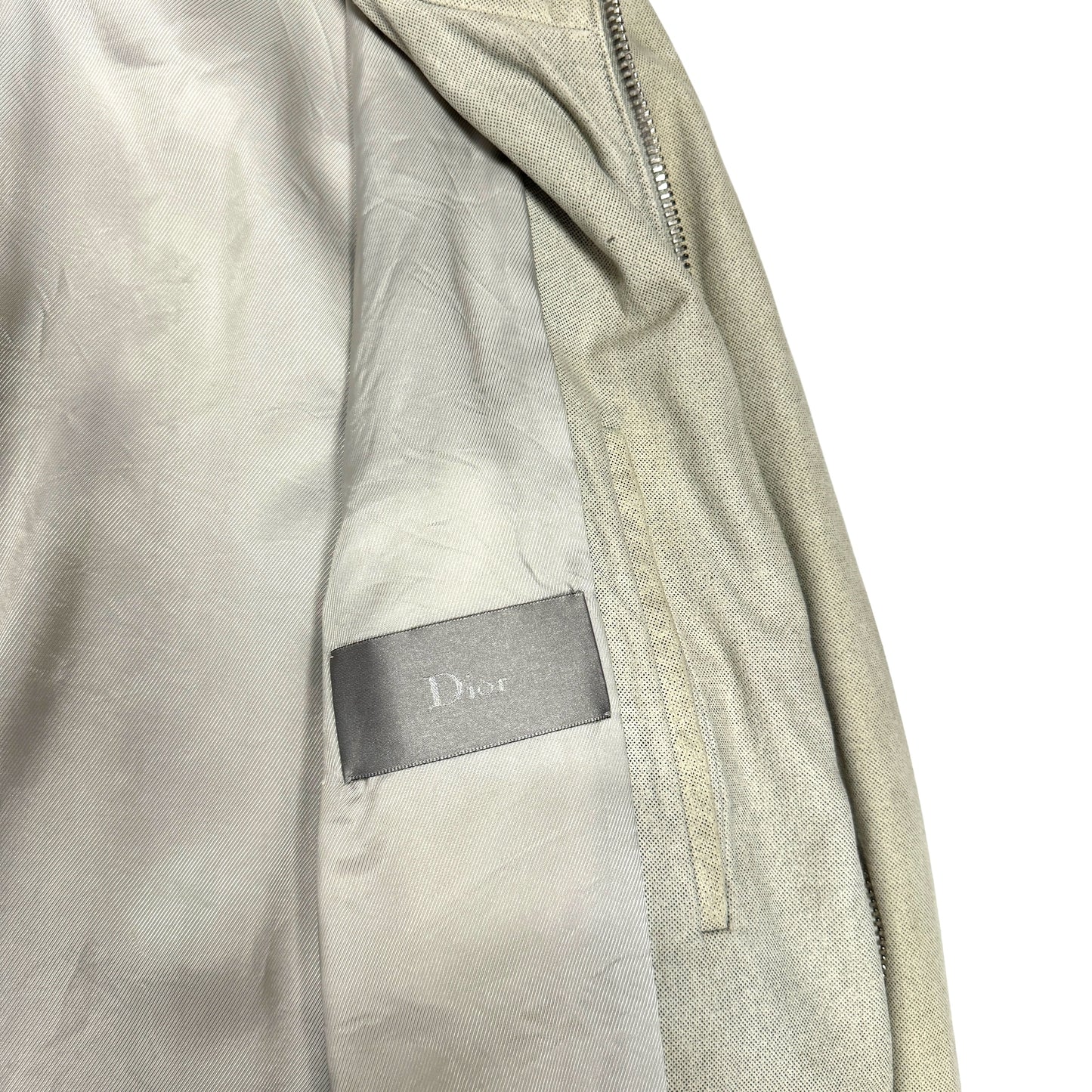 Dior Homme Perforated Leather Bomber 2008