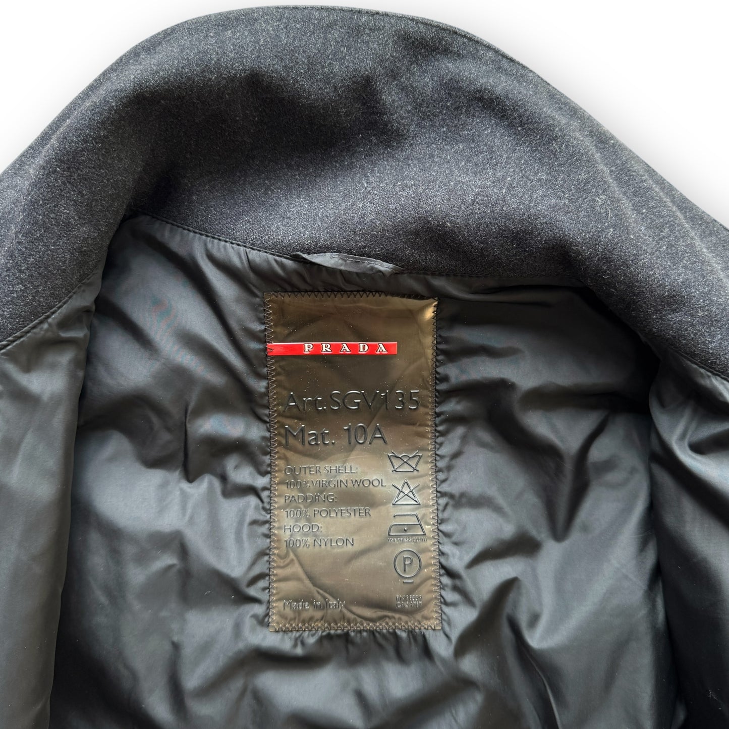 Prada Sport Wool Long Coat - FW2000