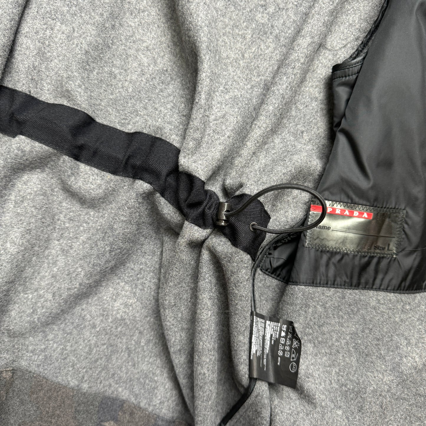 Prada Sport Camo Wool Overshirt