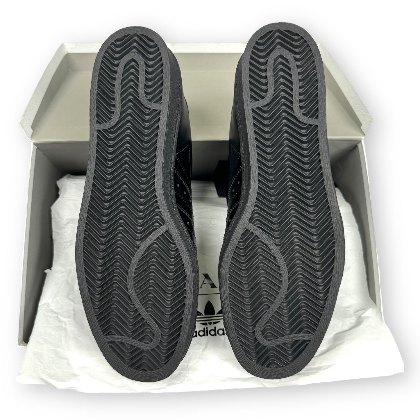 Prada x Adidas Superstar Black Leather