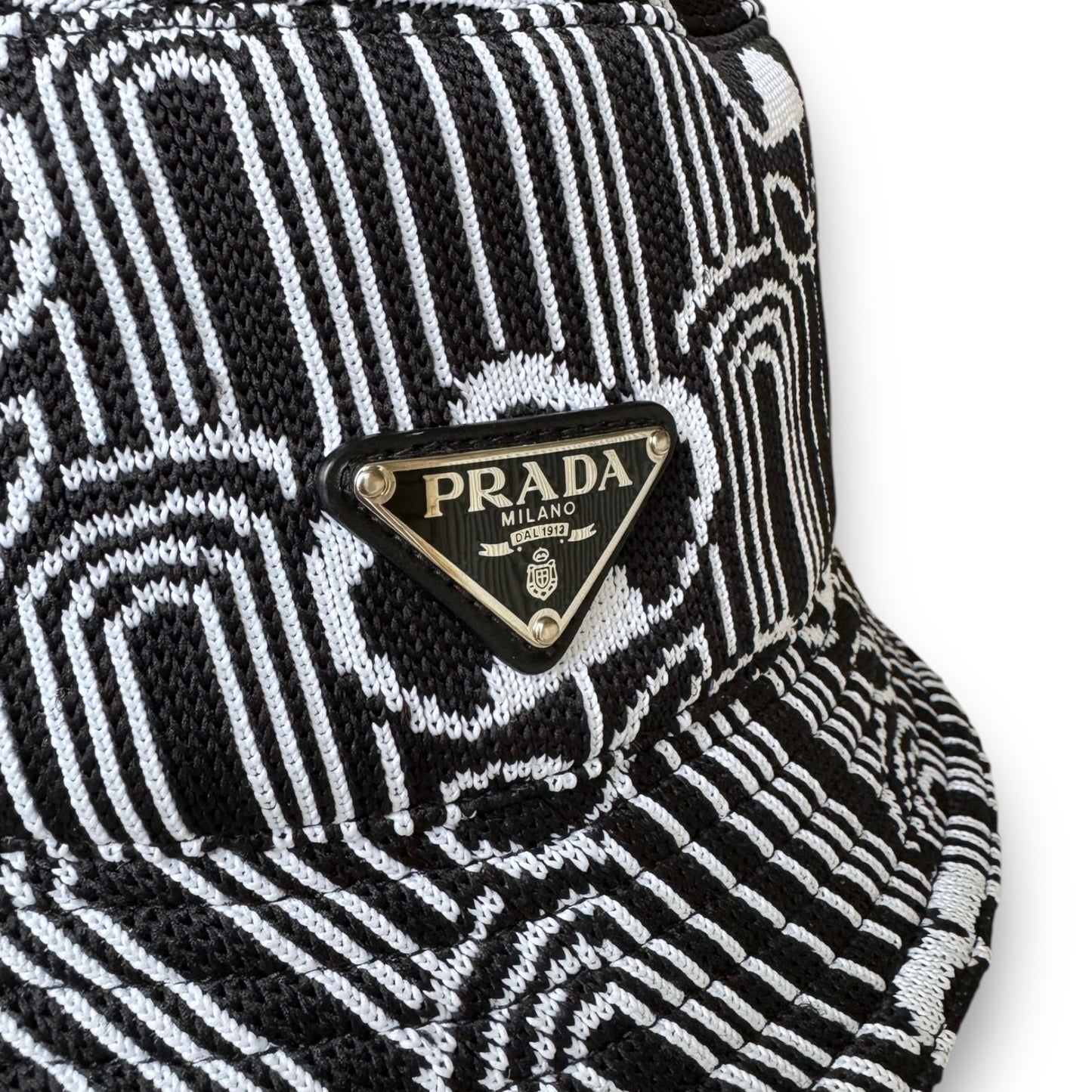 Prada Floral Jacquard Knit Bucket Hat - F/W2021