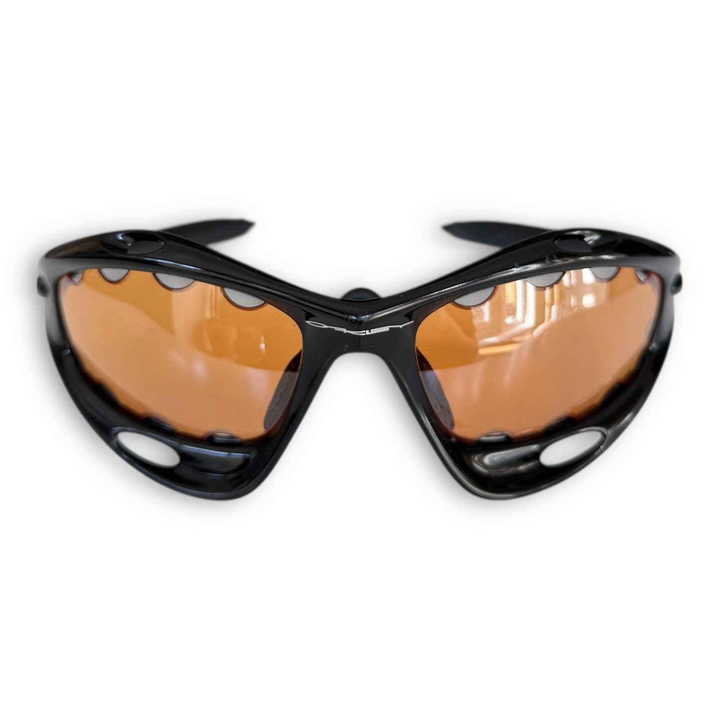 Oakley Pro ‘Racing Jacket’ Jet Black/Persimmon Vented