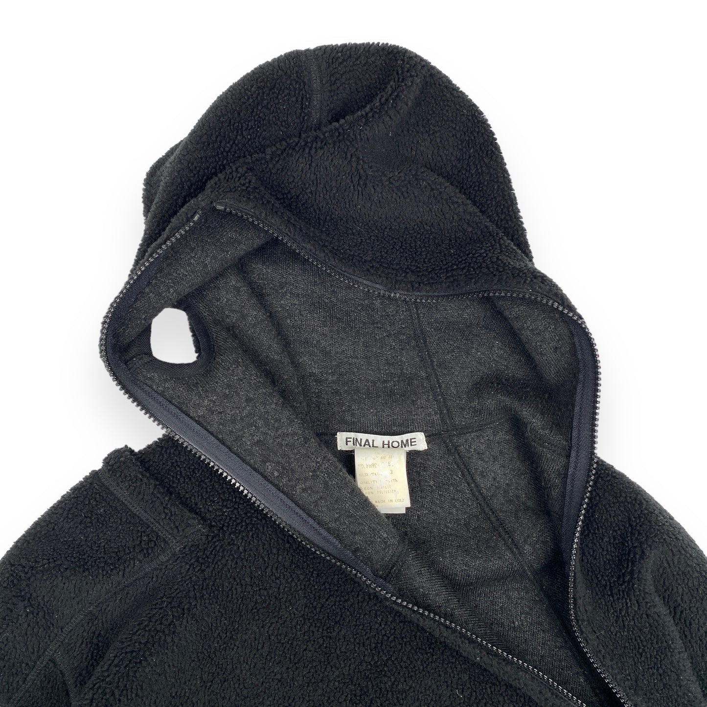 Final Home Asymmetrical Eye-Hole Fleece Full-Zip