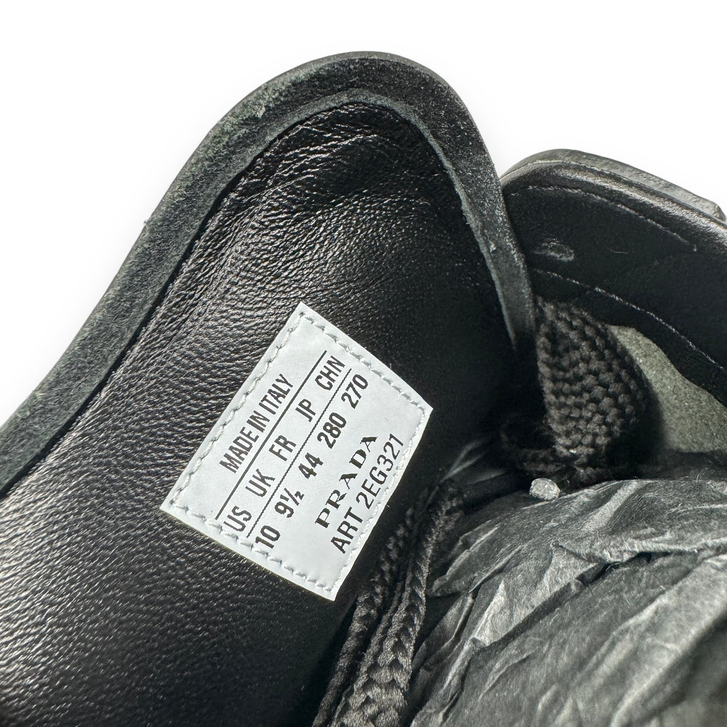 Prada x Adidas Superstar Black Leather