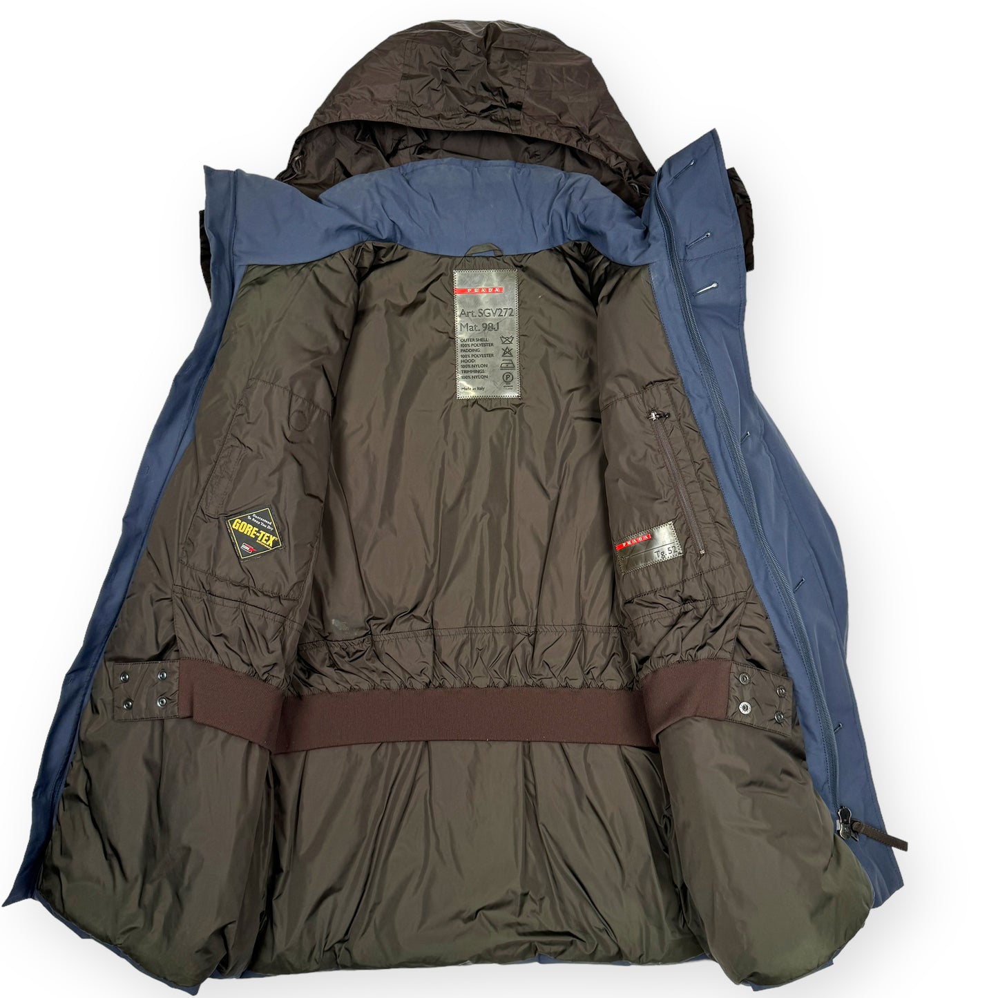 Prada Sport Padded Two-Tone Ski Jacket