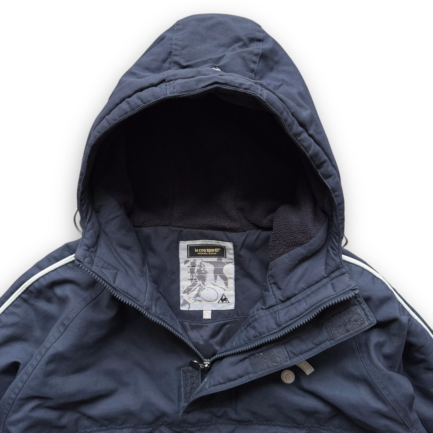 Le Coq Sportif Stealth Pocket Hoodie - Black