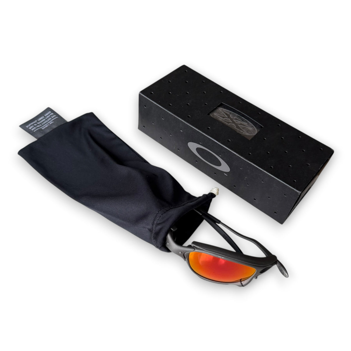 Oakley X-Metal XX Ruby Polarized + Custom Side Blinders