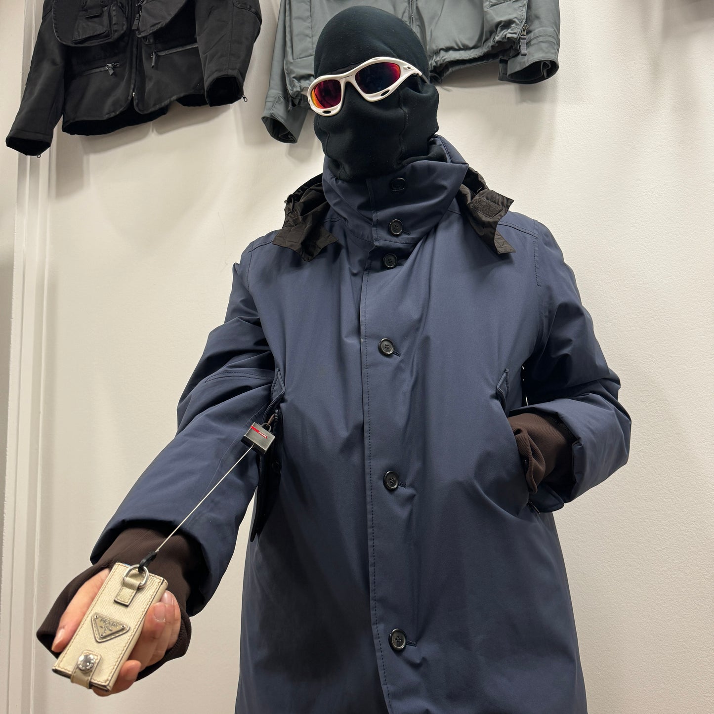 Prada Sport Padded Two-Tone Ski Jacket