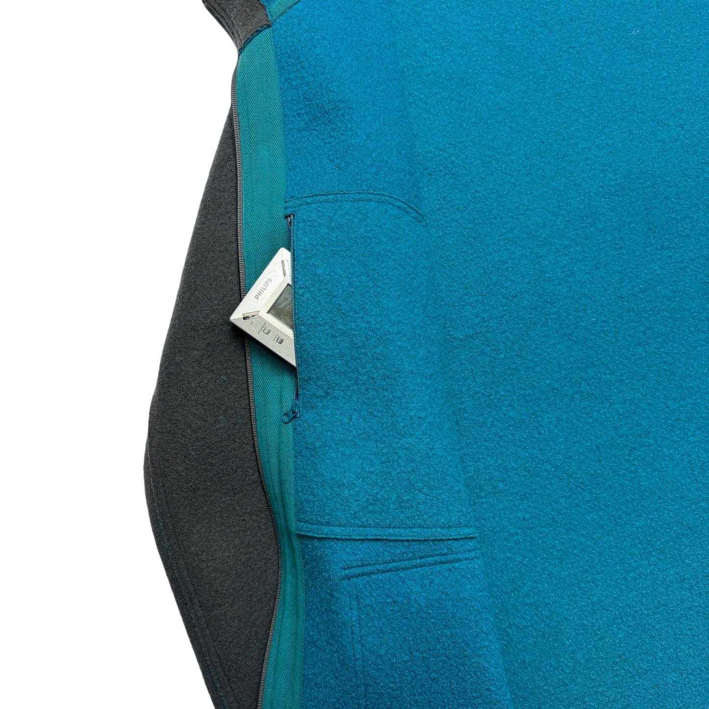 2004 Issey Miyake Wool Two-Tone Coat