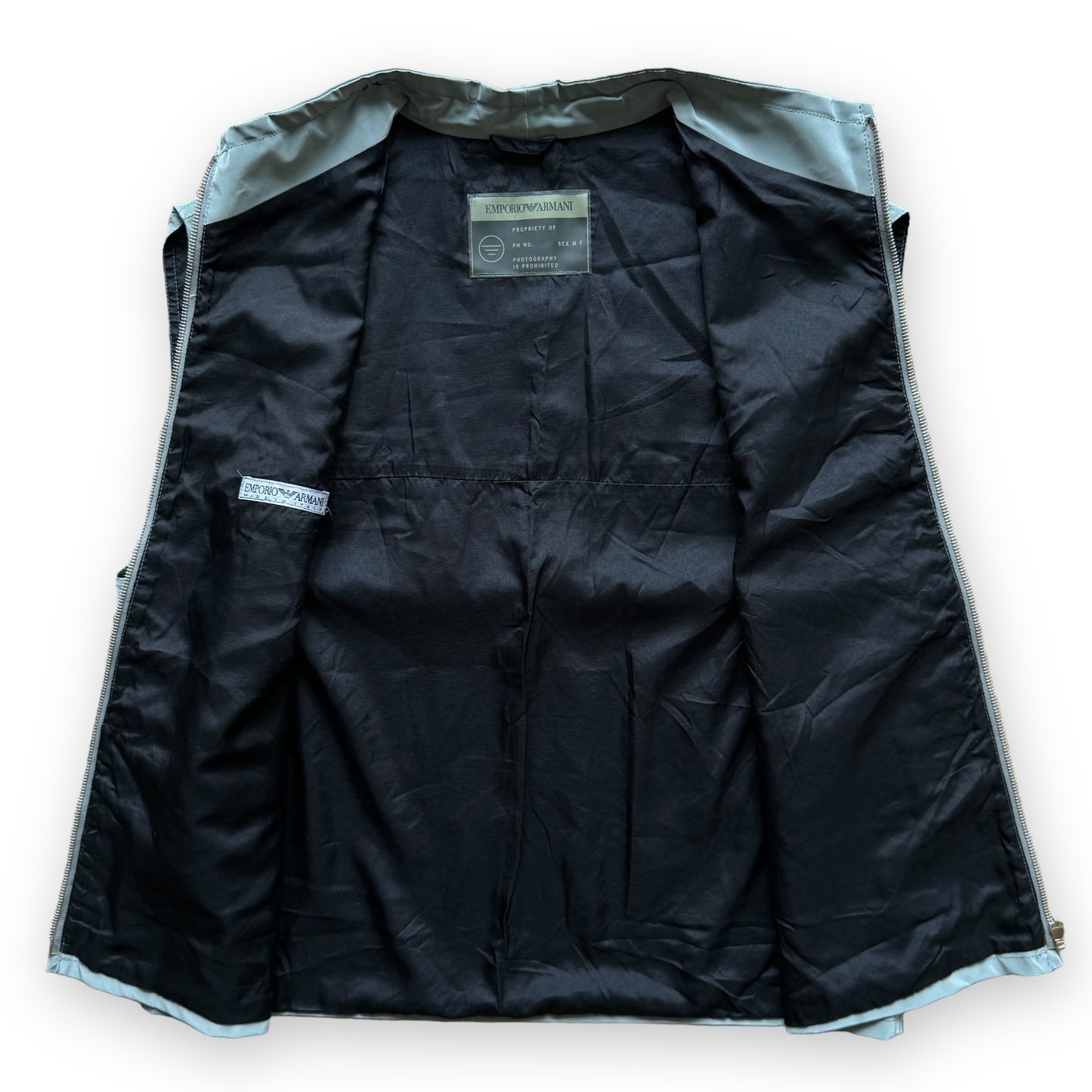 Emporio Armani Anti-Photography Vest - 2000 Runway