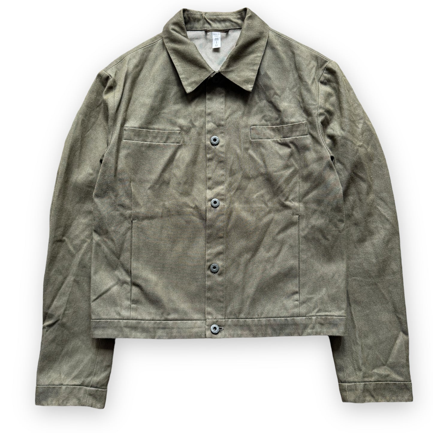 Miu Miu Mens Cropped Denim Jacket - F/W1999
