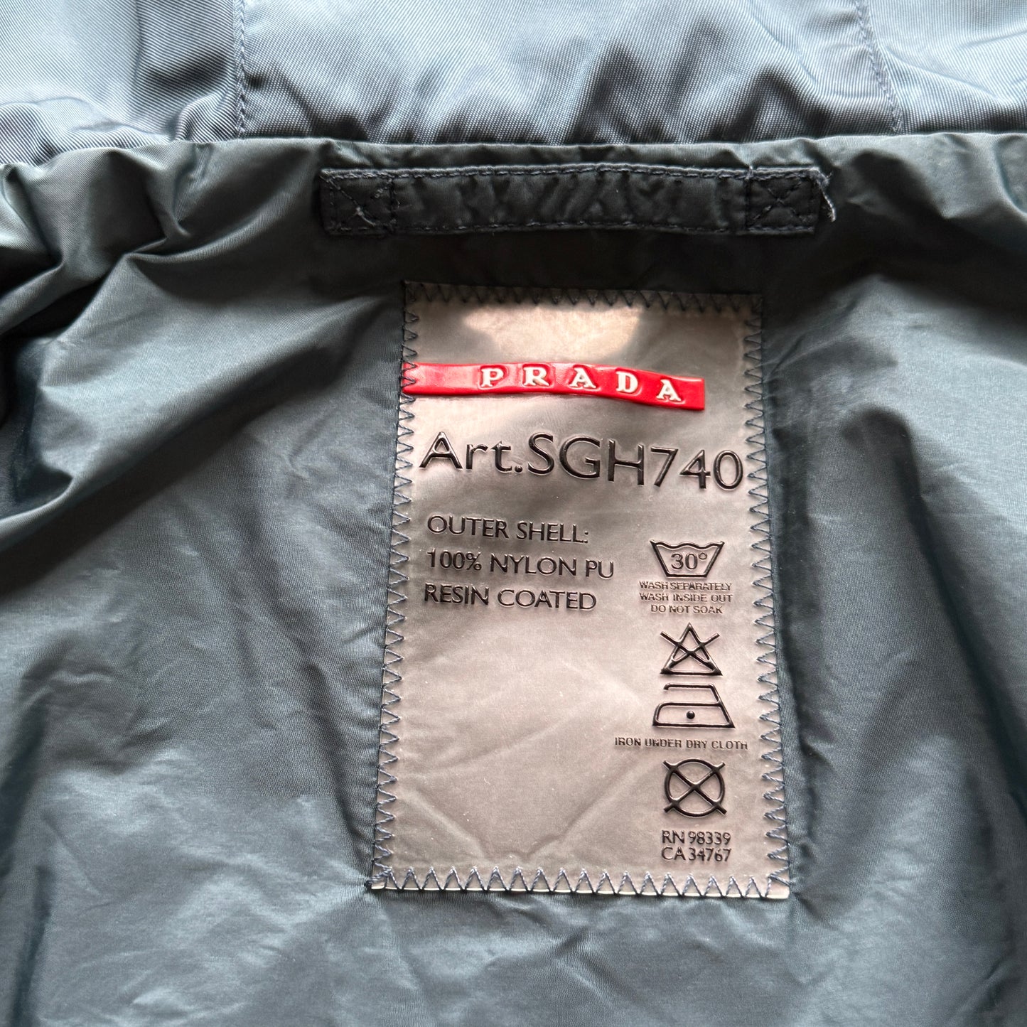 Prada Mainline Nylon Windbreaker 2014