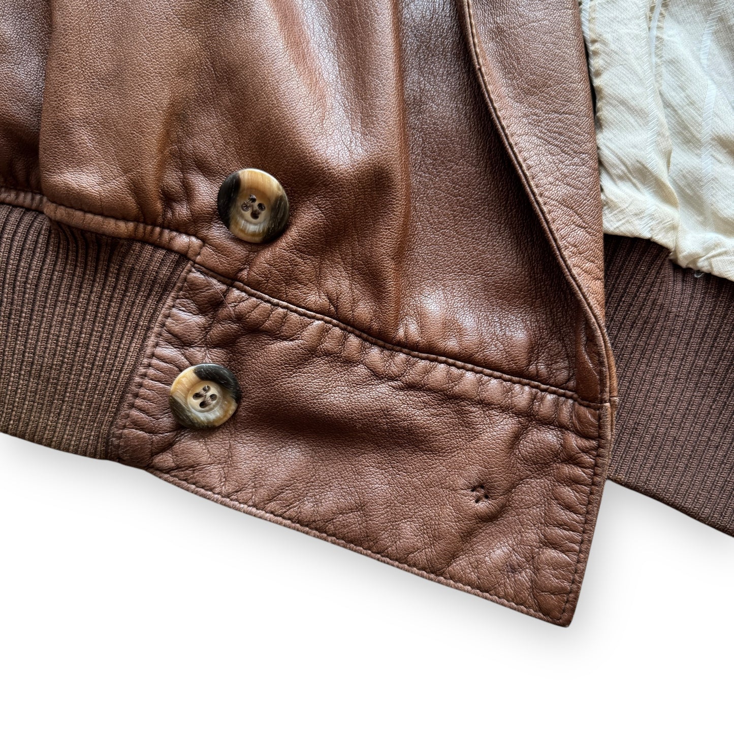 Giorgio Armani Double-Breasted Leather Jacket - 1990s