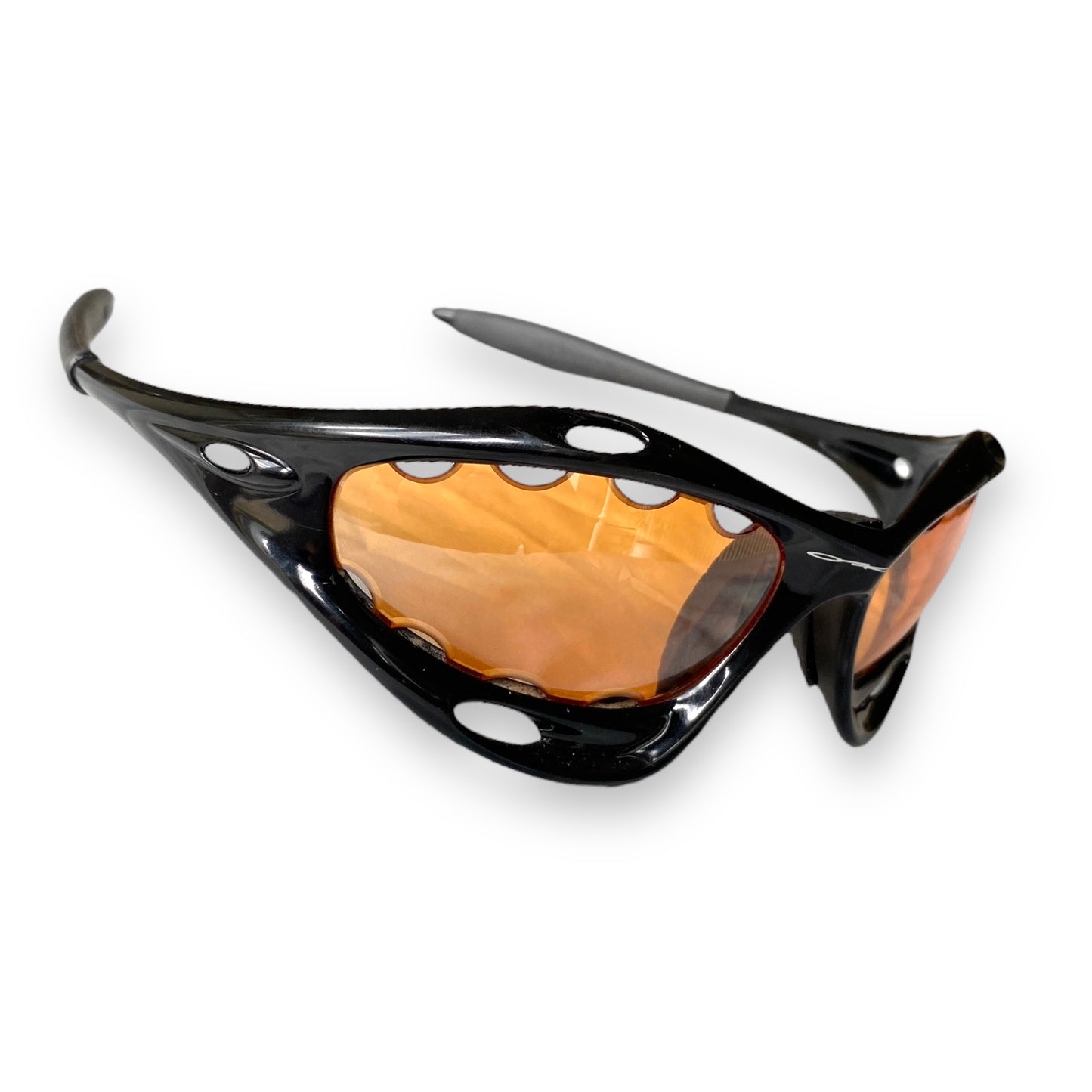 Oakley ‘Racing Jacket’ Jet Black/Persimmon Vented
