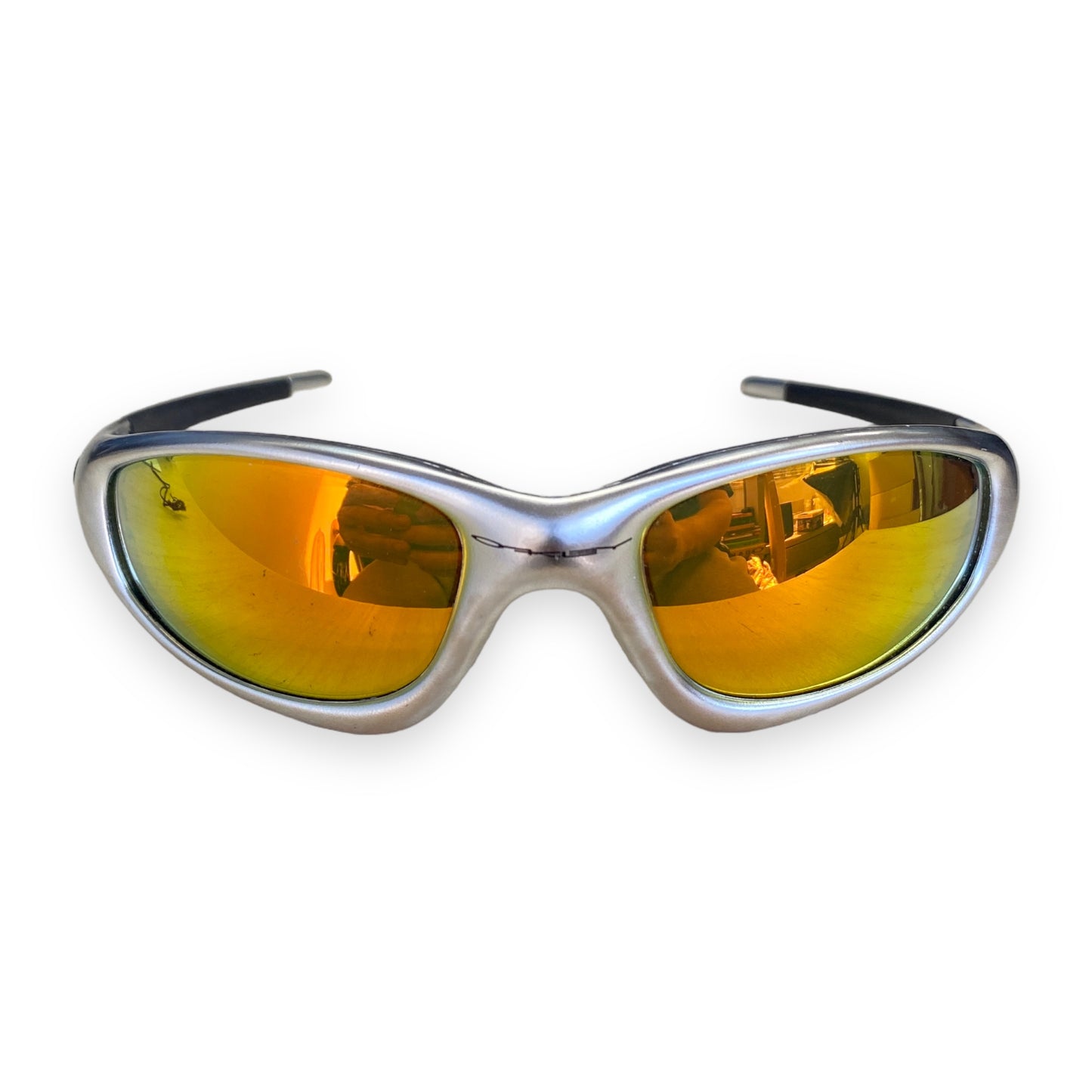 Oakley Straight Jacket Silver/Fire Iridium