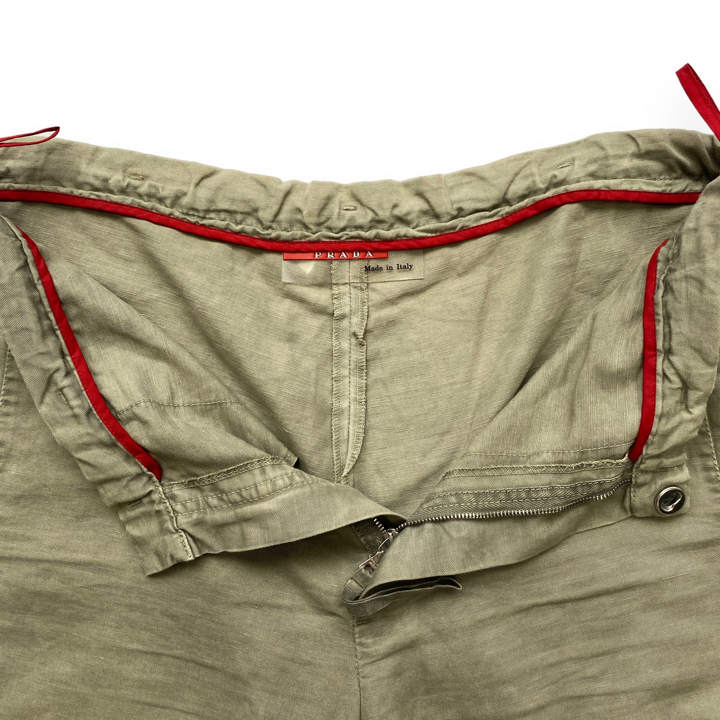 Prada Sport Linen Shorts