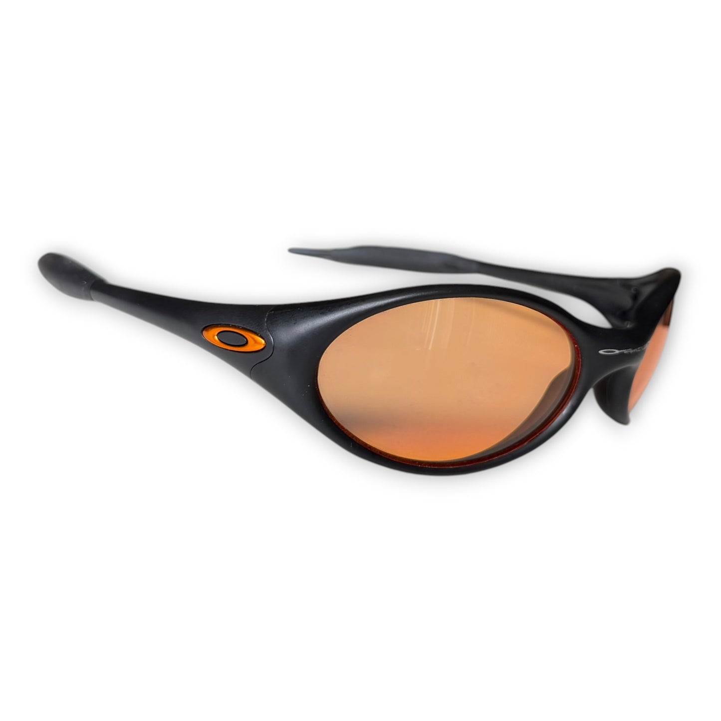 Oakley New Eye Jacket Black/Persimmon Iridium