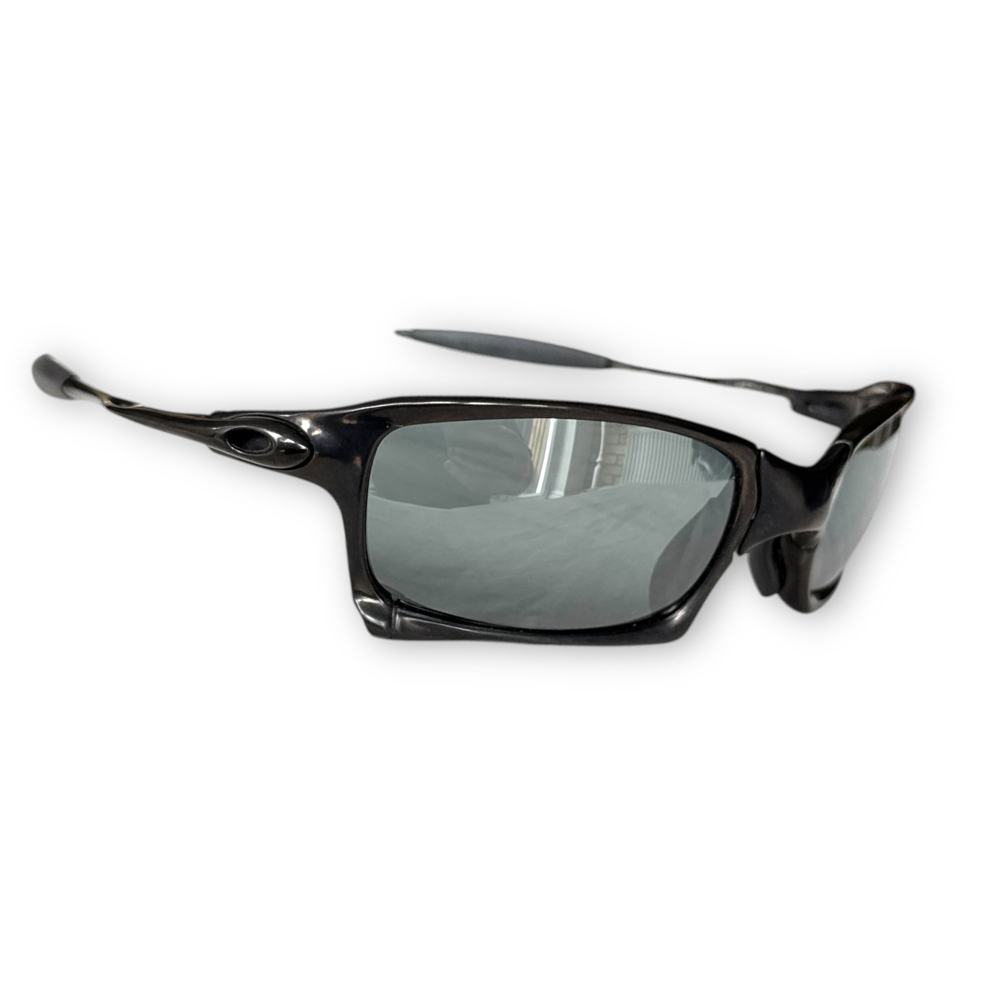Oakley X-Metal 'X-Squared' Polished Carbon/Black Iridium Polarized