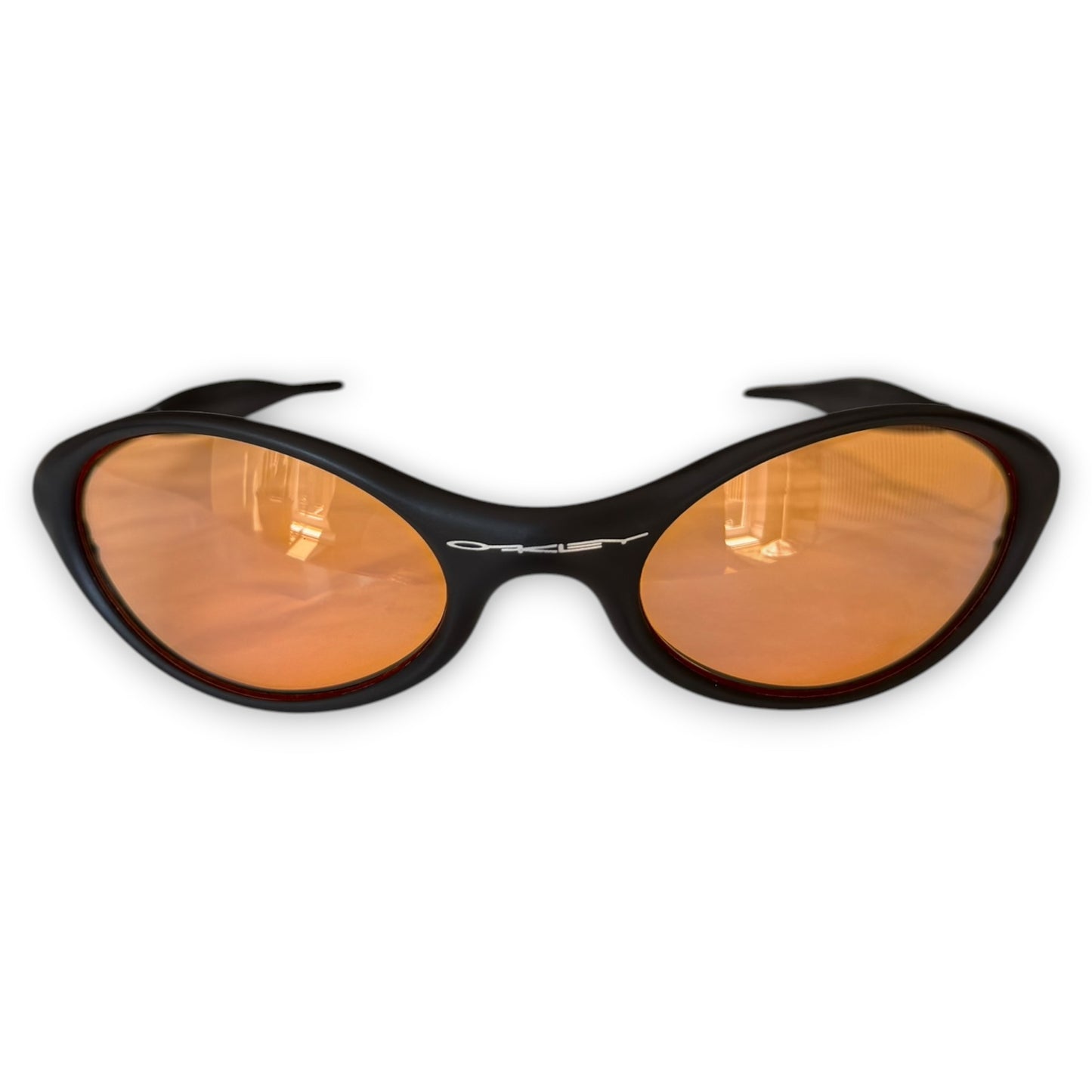Oakley New Eye Jacket Black/Persimmon Iridium