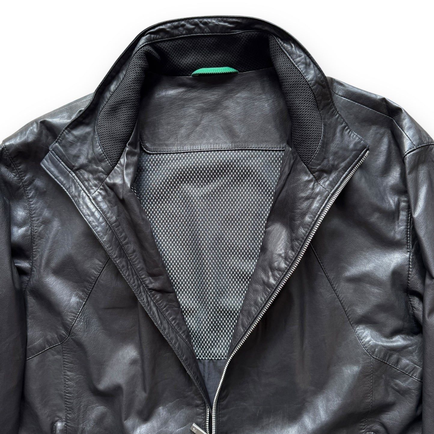 Zegna Sport Technical Leather Jacket