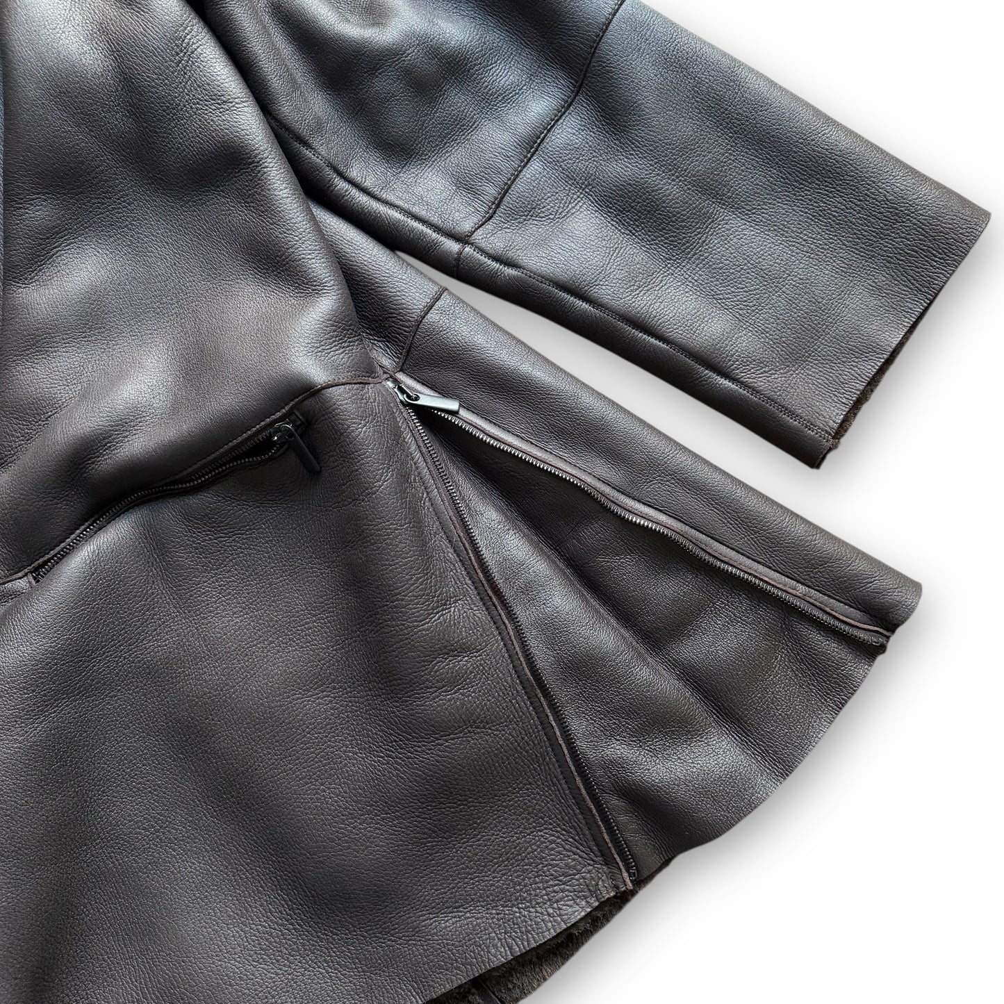 Emporio Armani Lamb Shearling Leather Jacket