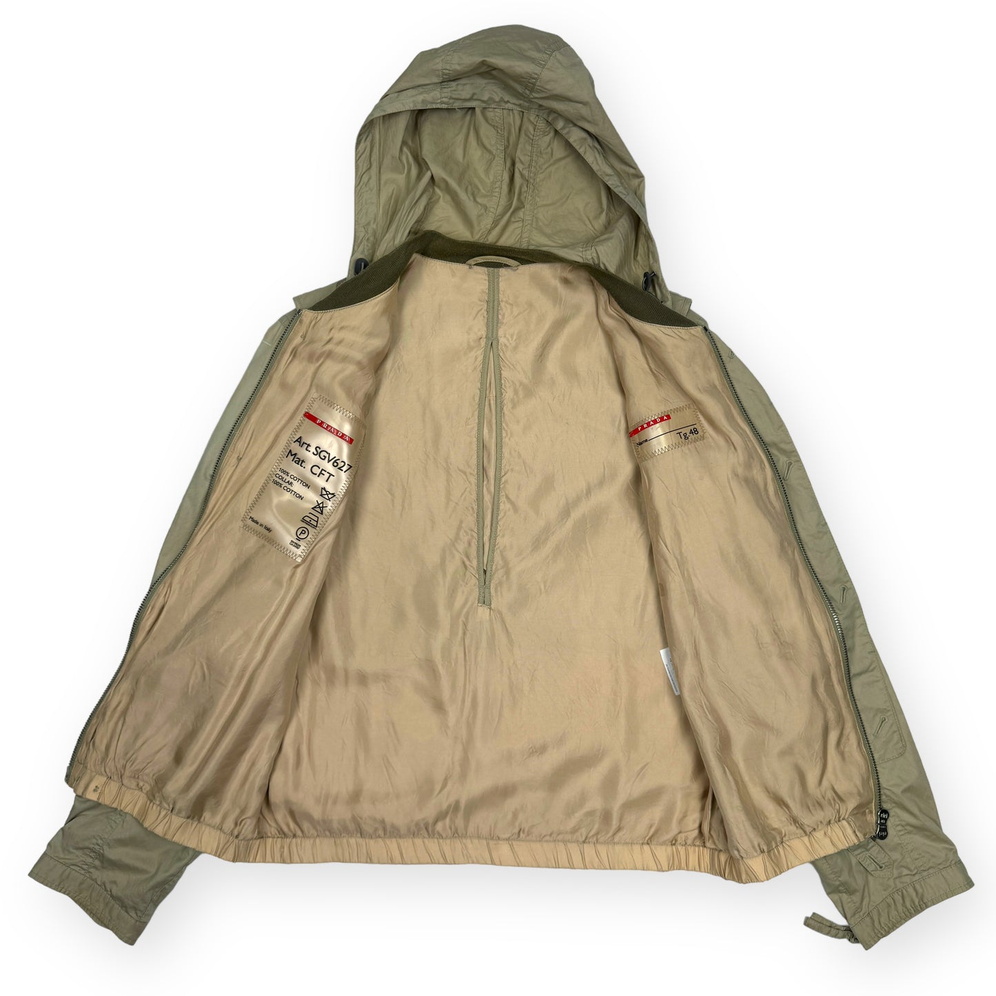 Prada Sport Parachute Bondage Jacket