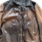 Giorgio Armani Black Label Natural Fade Leather Jacket - 2000s