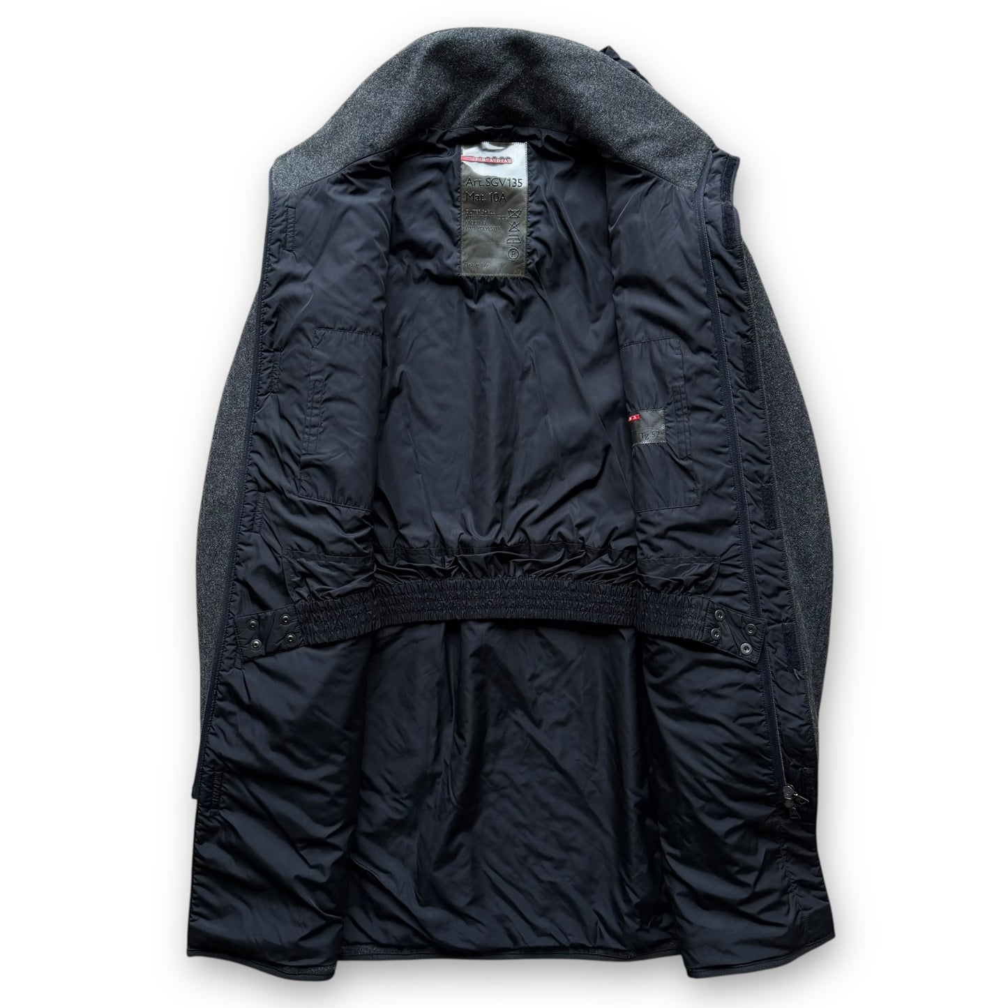 Prada Sport Wool Long Coat - F/W2000