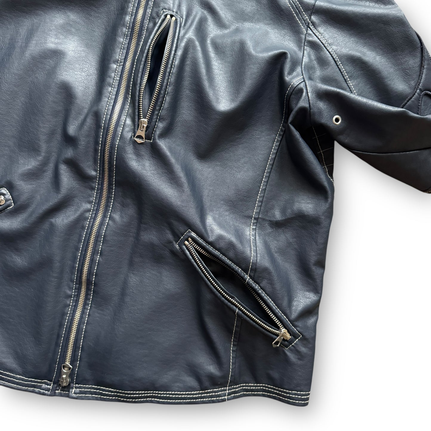 Armani Jeans Faux Leather ‘J’ Jacket