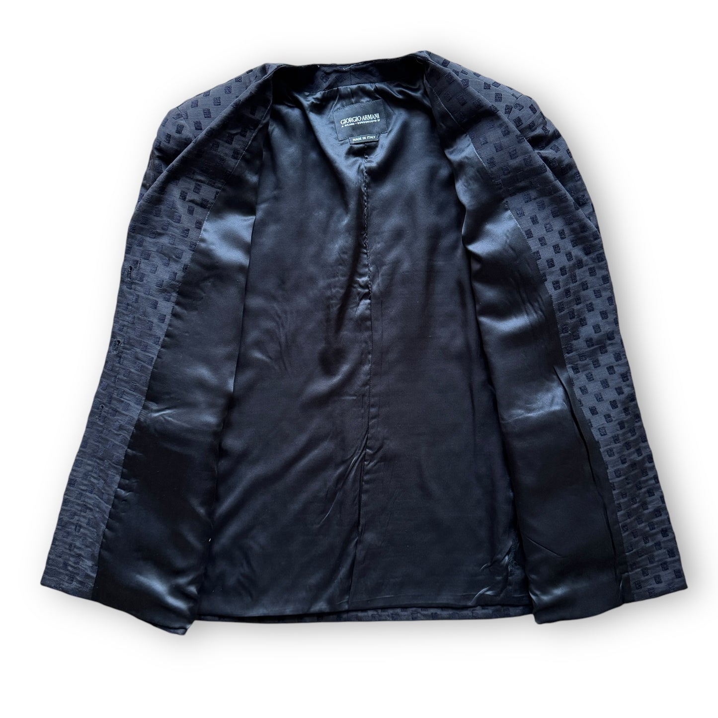 Giorgio Armani ‘Borgonuovo 21’ Woven Patterned Blazer