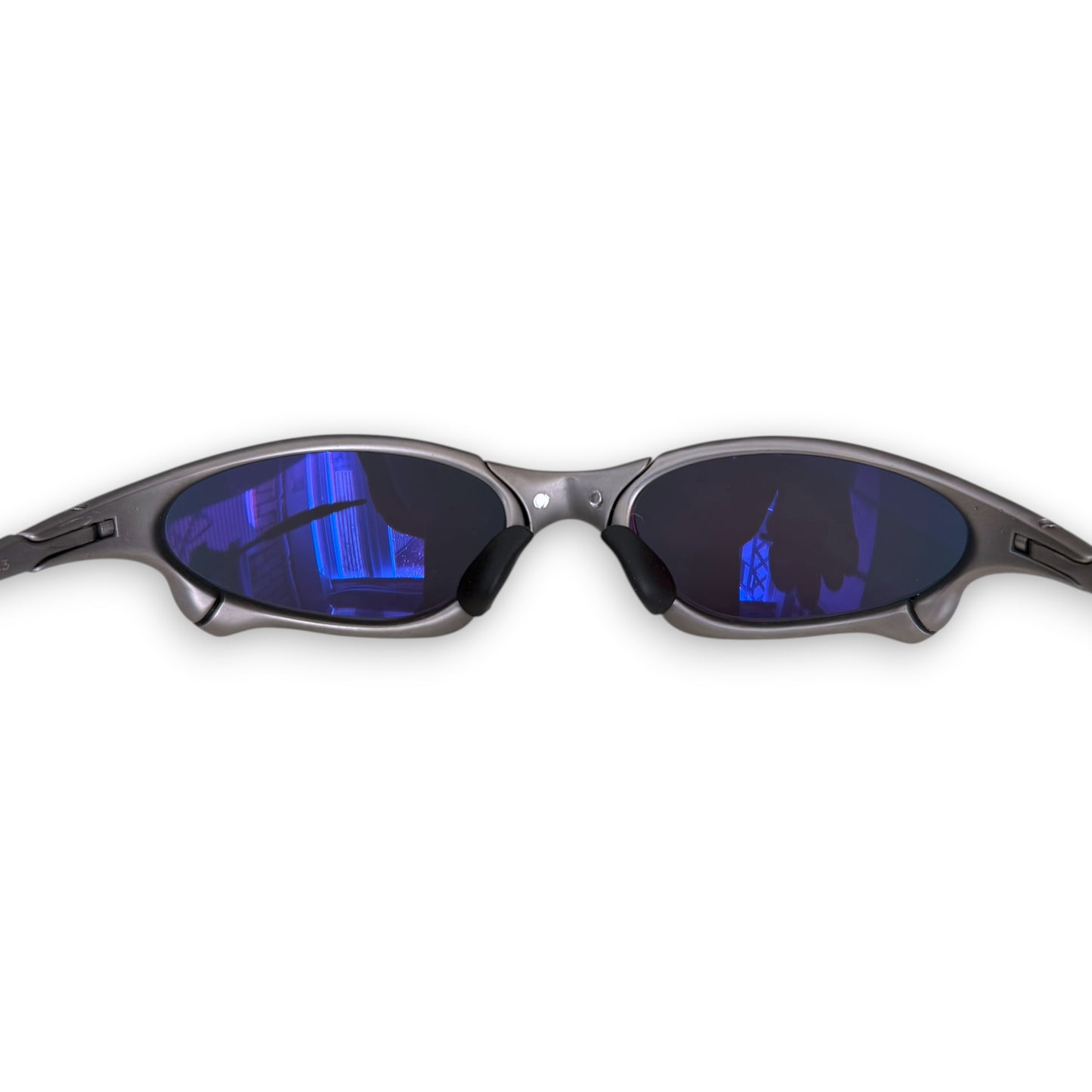 Oakley X-Metal Penny Titanium/Ruby Custom Side Blinders - Box & Coin
