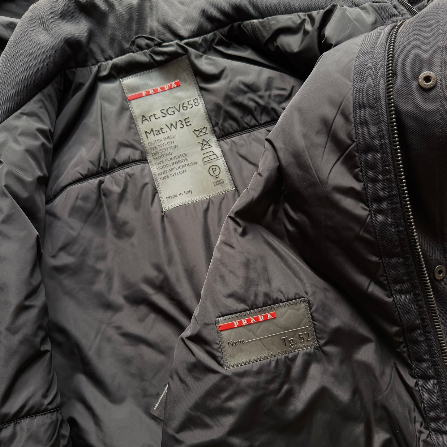 Prada Sport Ballistic Nylon Moto Jacket