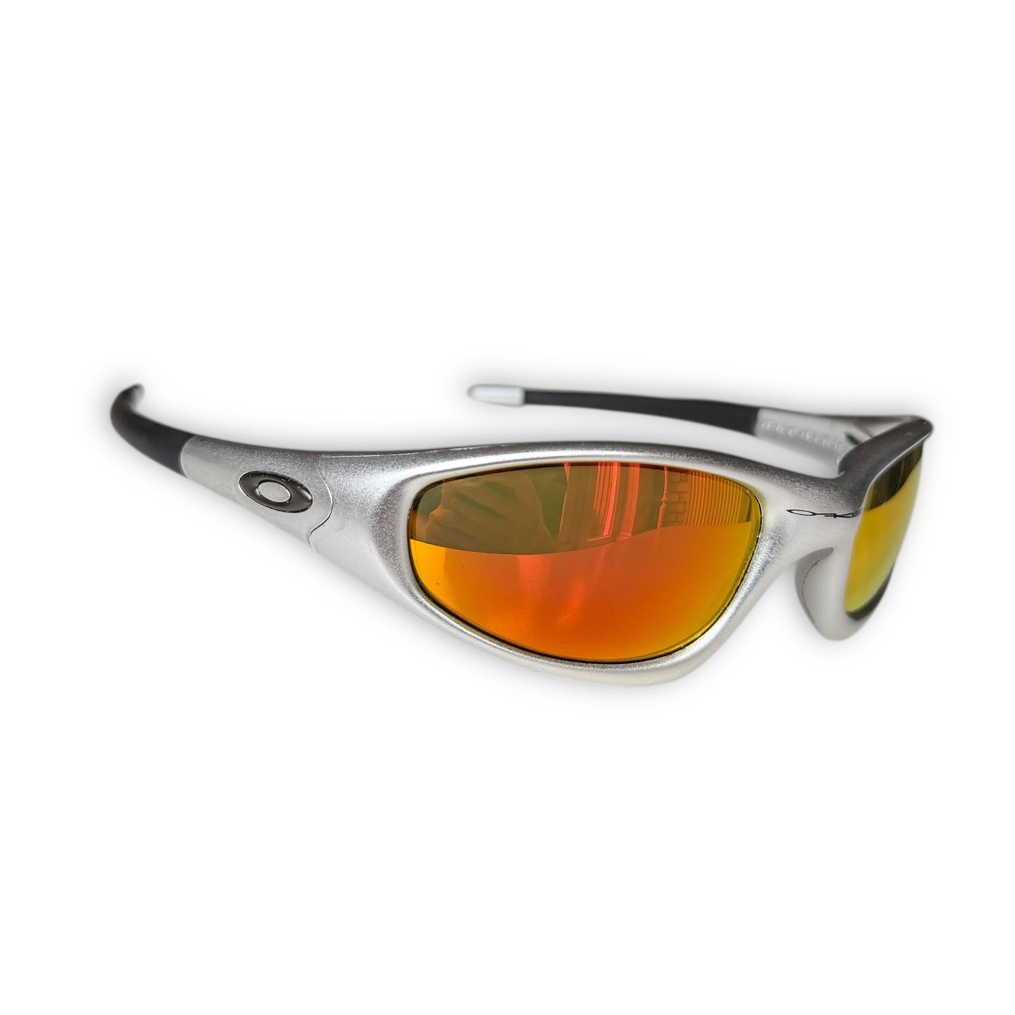 Oakley Straight Jacket Polished Aluminium/Fire Iridium
