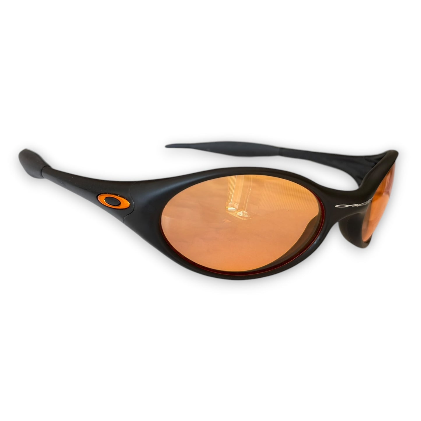 Oakley New Eye Jacket Black/Persimmon Iridium