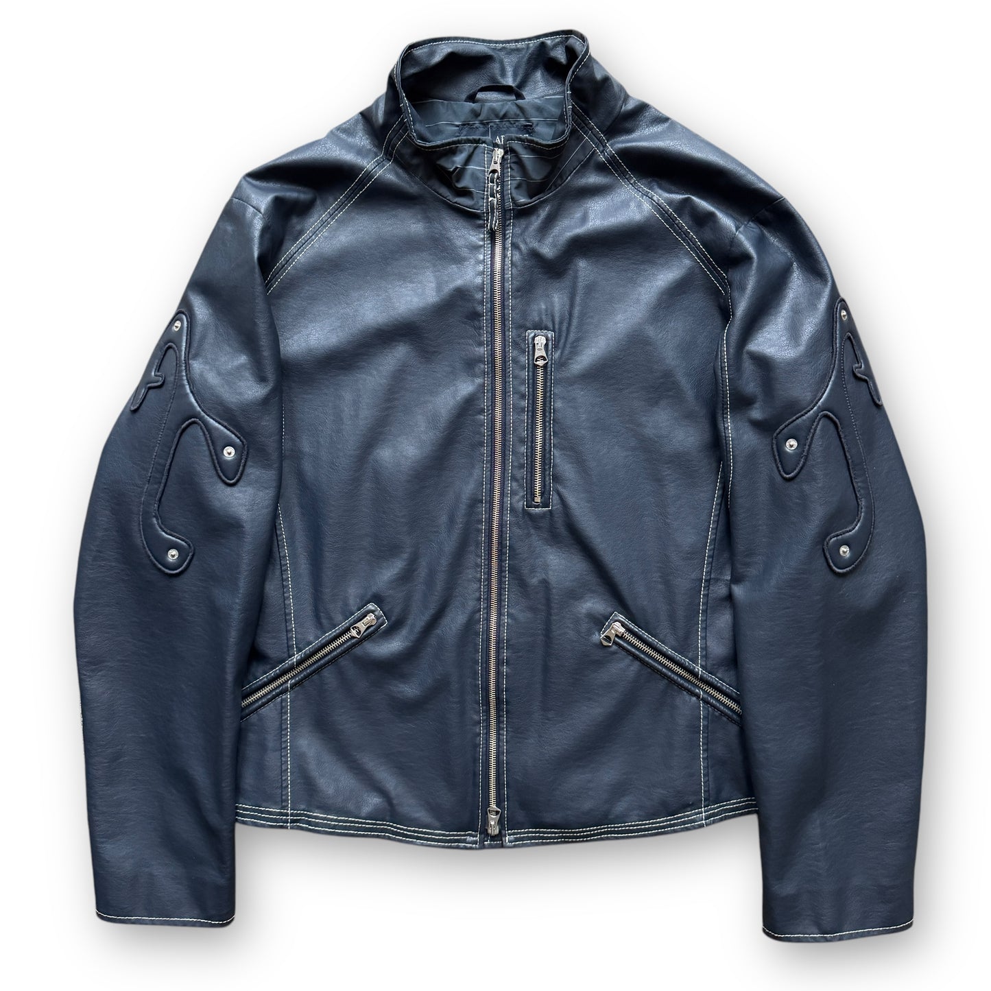 Armani Jeans Faux Leather ‘J’ Jacket