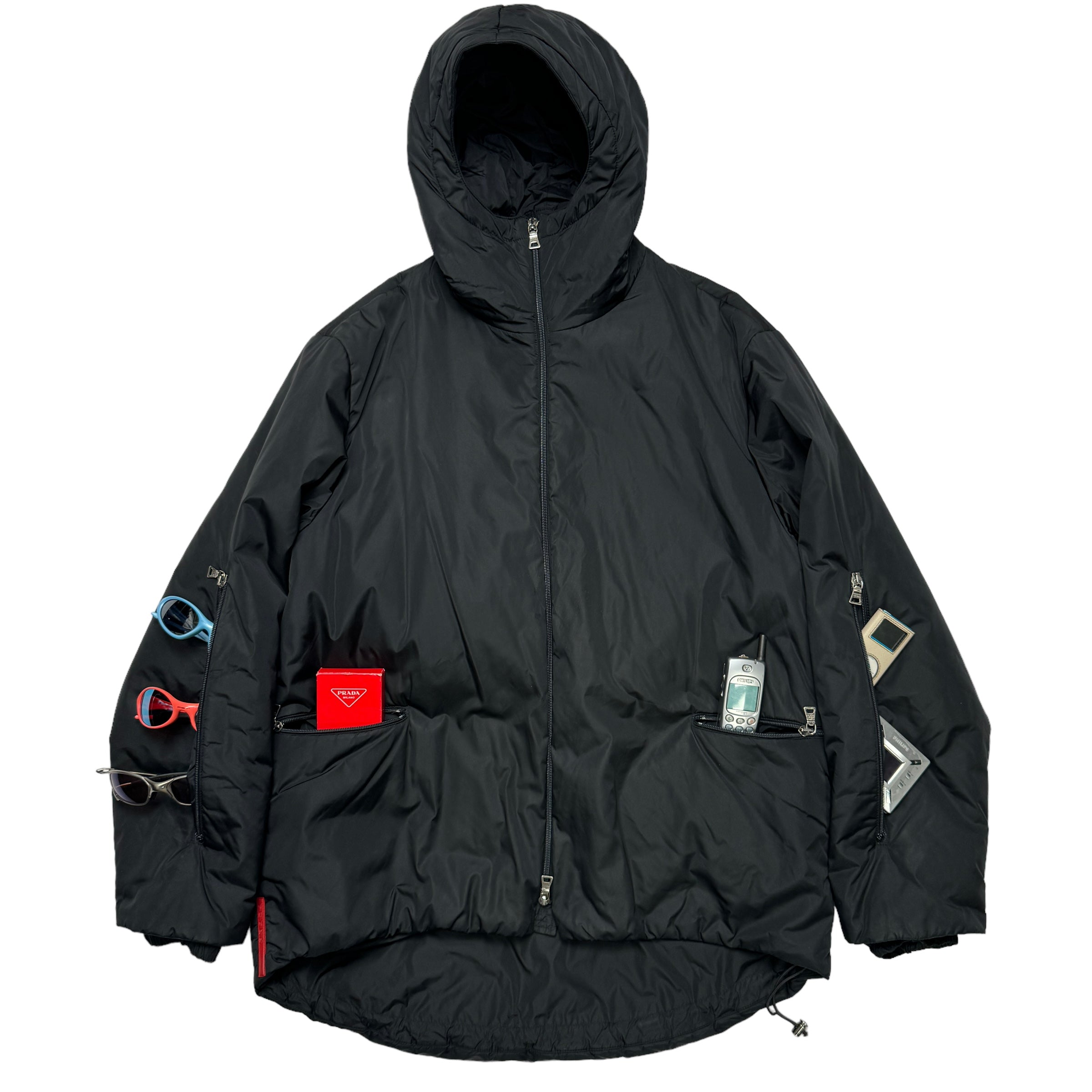 Prada Sport Convertible Padded Jacket