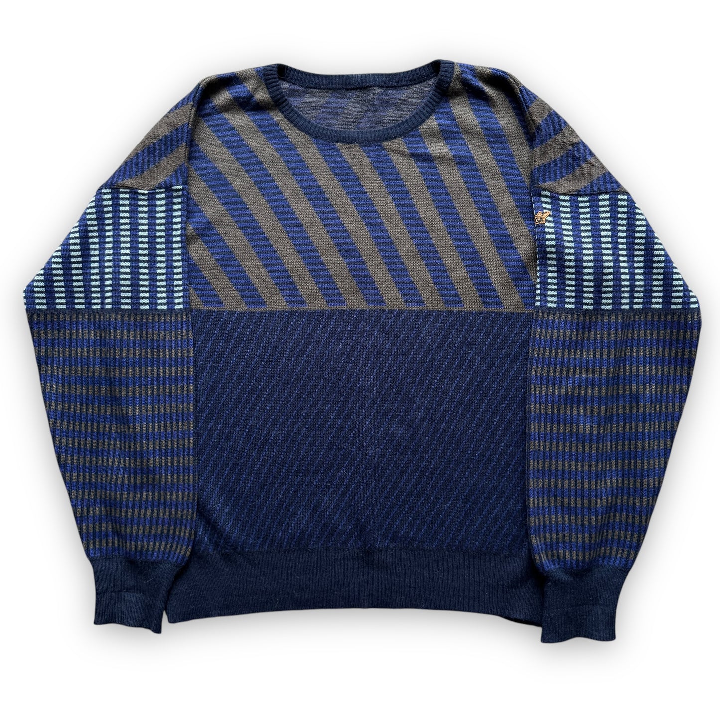 Giorgio Armani Stripe Pattern Sweater - 1980s