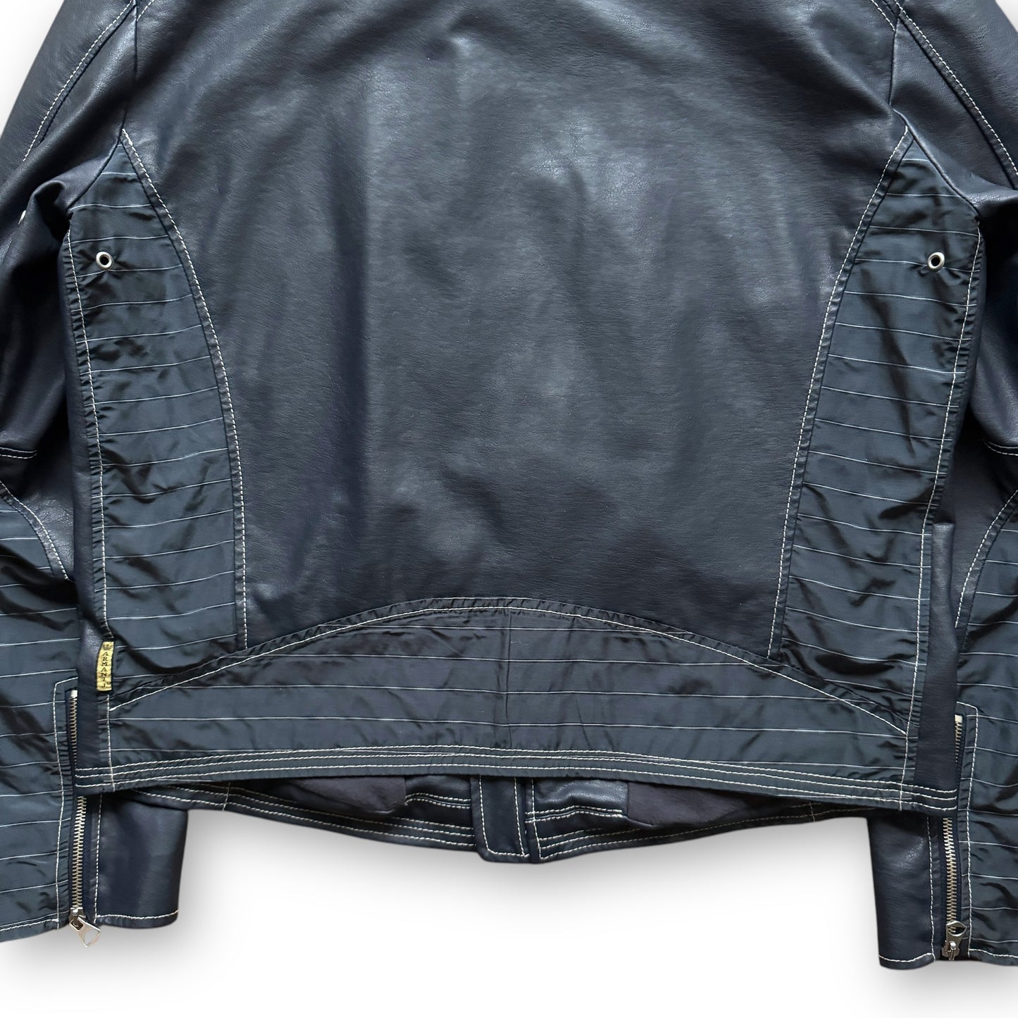 Armani Jeans Faux Leather ‘J’ Jacket