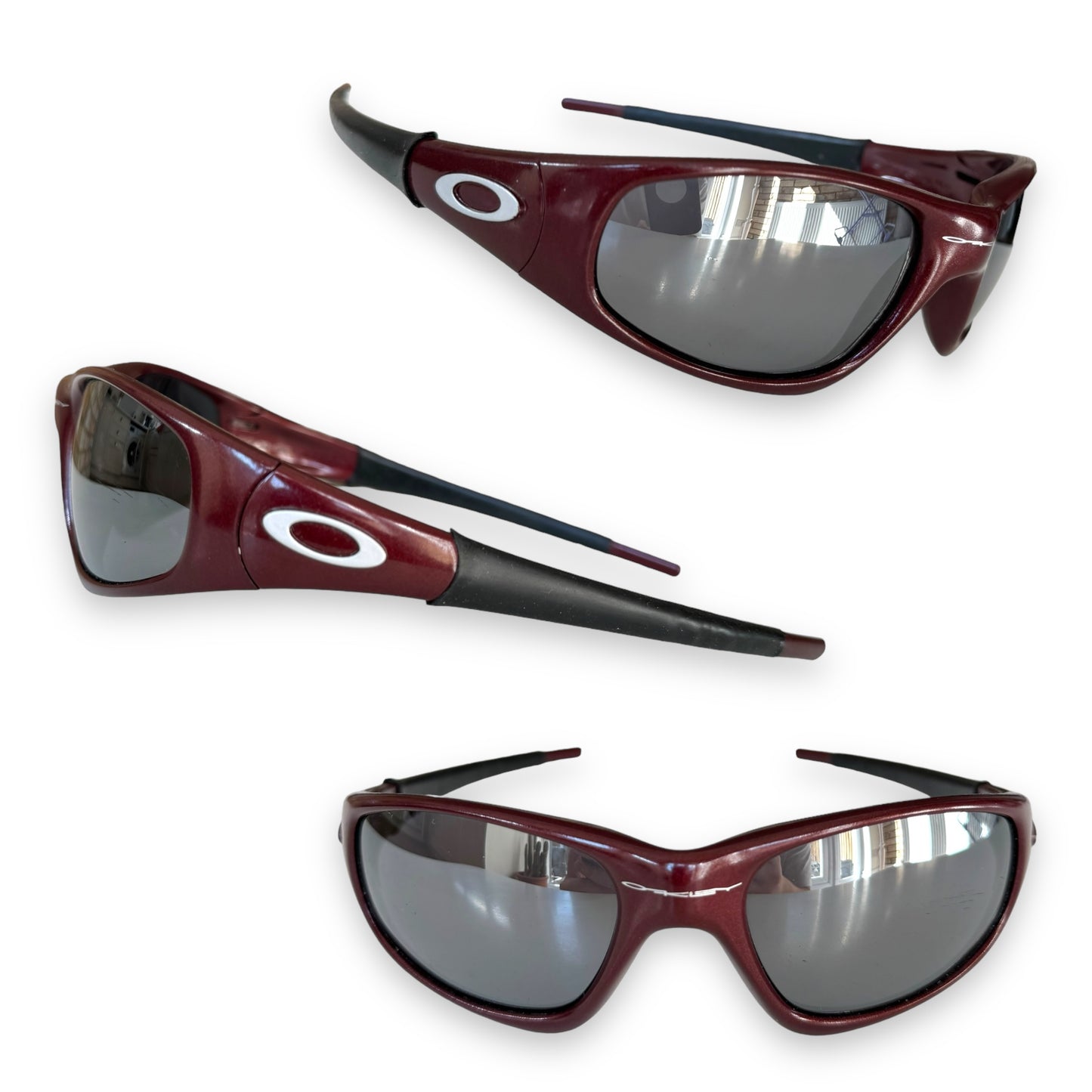 Oakley Straight Jacket Blood/Black Iridium 1996