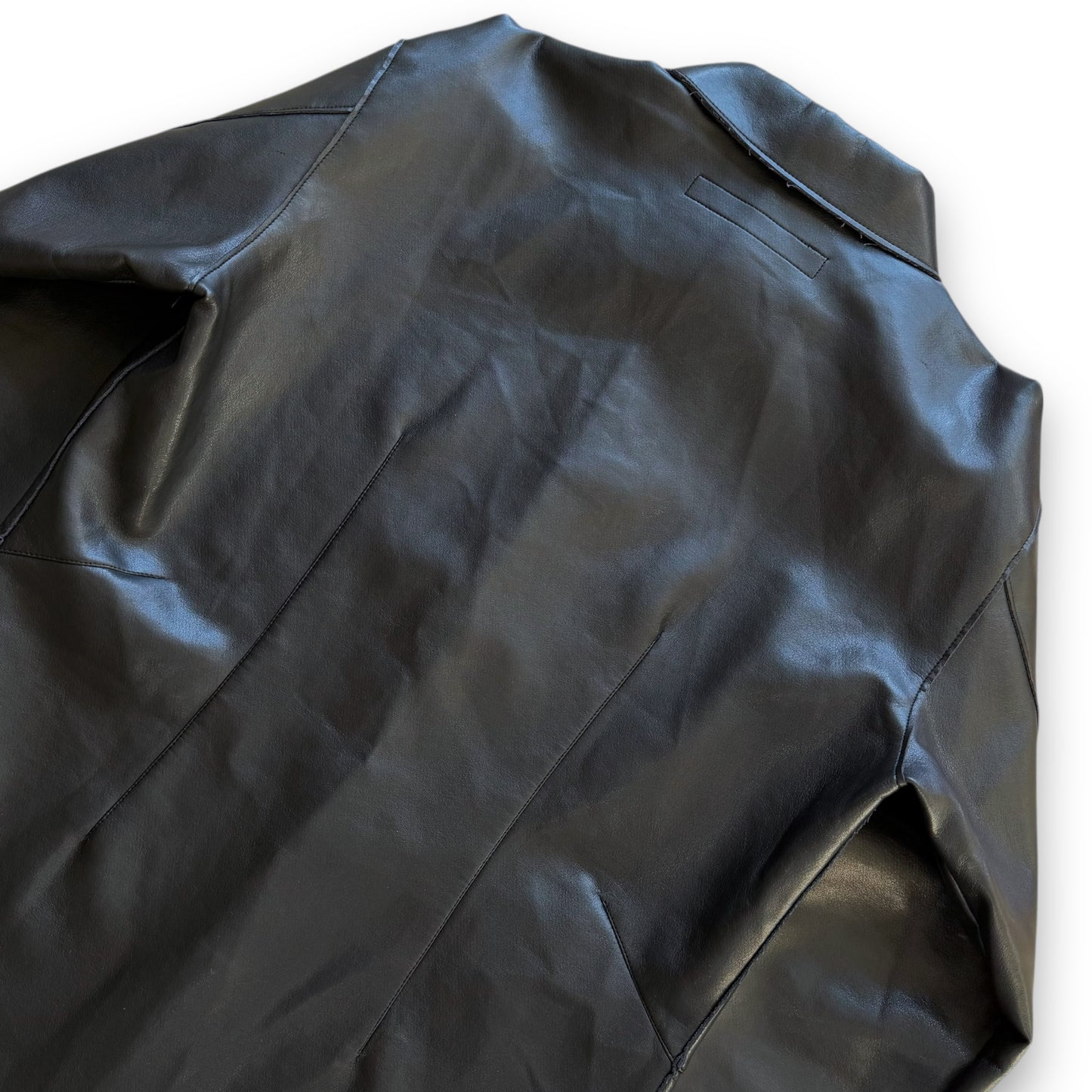 Emporio Armani Vinyl Hook & Eye Overshirt - 1990s