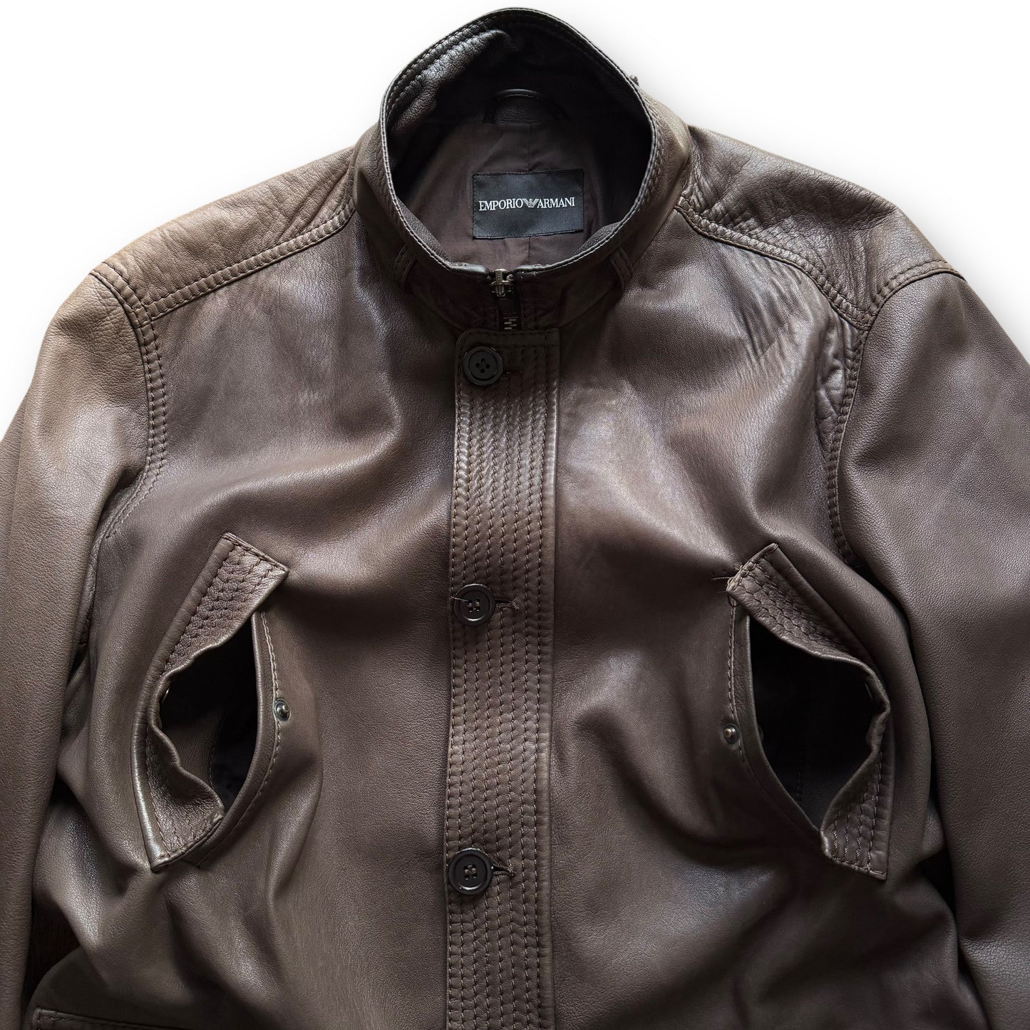 Emporio Armani Leather Jacket - 2007