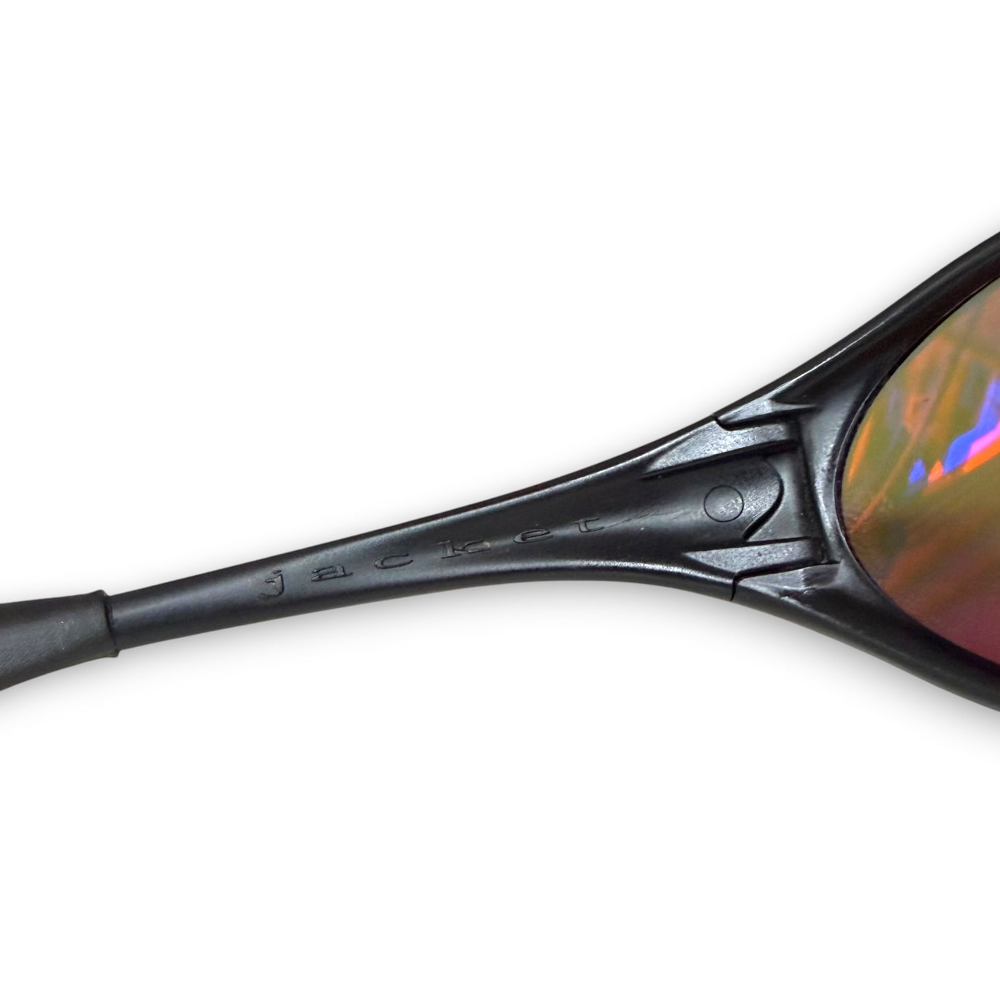 Oakley New Eye Jacket Black/Fire Polarized