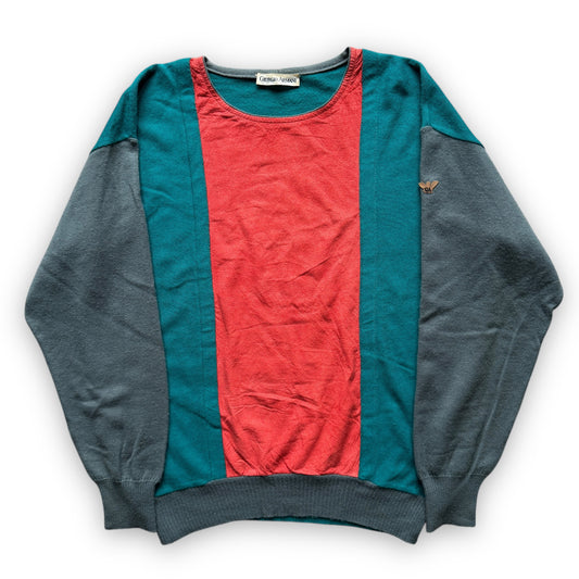 Giorgio Armani Colour-Block Lightweight Sweater - 1980s