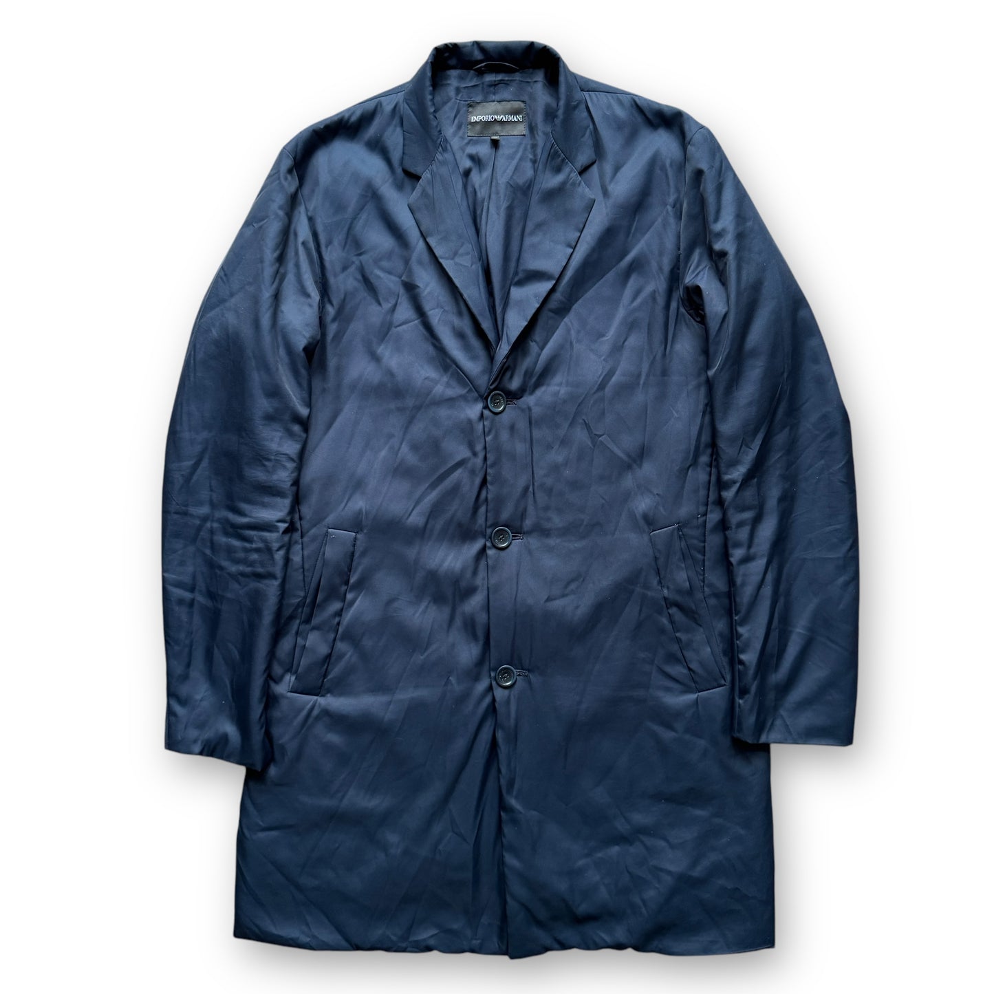 Emporio Armani Soft Nylon Insulated Overcoat