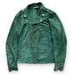 Moschino Mainline Green Suede Jacket